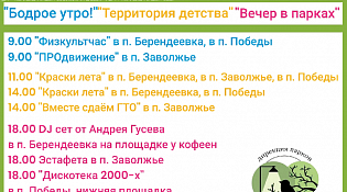 Активный досуг в парках города Костромы