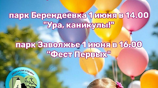День защиты детей в парках города Костромы